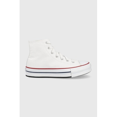 Converse dětské kotníkové tenisky bílé