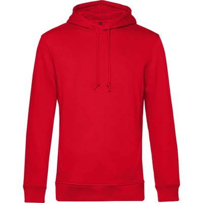 B&C mikina Inspire Hooded s kapucí pánská COT01U33B00400 red