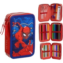 Cerdá třípatrový modrý s pavoukem Spider Man