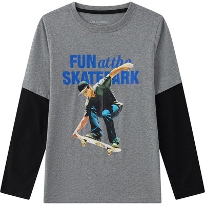 chlapecké tričko Wolf S2433A šedá