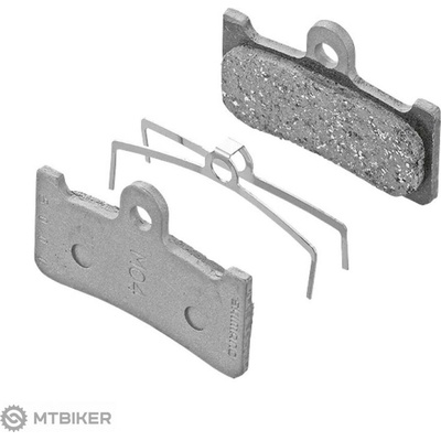 SHIMANO brzdové destičky - BRAKE PADS M04 - stříbrná