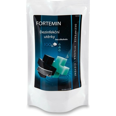 Clenium Antibacterial Wipes Desinfekční utěrky 100 ks