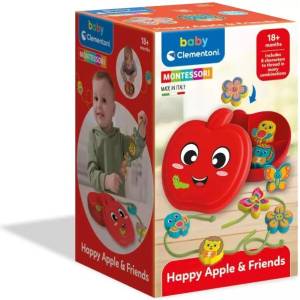 Clementoni Baby Clementoni: Низанка в кутия във формата на ябълка (17600)