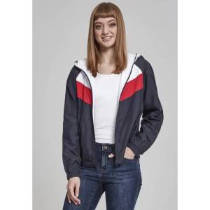 Urban classics Анорак Urban classics 3-Tone parka - Blue (Navy / White / Red)