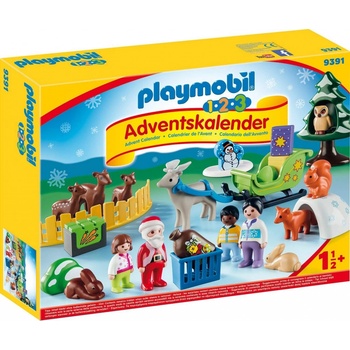 Playmobil 9391 Adventní kalendář Vánoce v lese