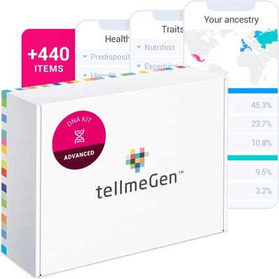 tellmeGen Pokročilý DNA Test Kit