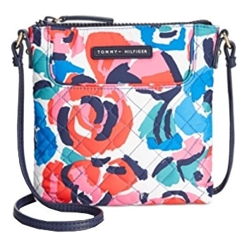 Tommy Hilfiger Quilted Printed Nylon crossbody