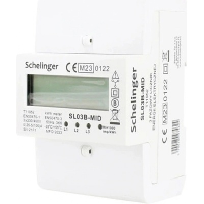 SCHELINGER MĚŘIČ ENERGIE 3 FÁZOVÝ MID 100A A31-SL03B-MID