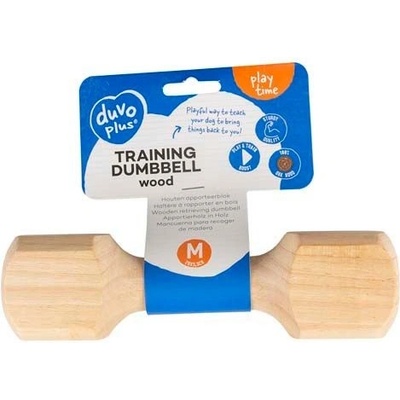 Duvo+ Aportovacia činka z dreva pre psov M 20 x 5,5 x 5,5 cm 230 g