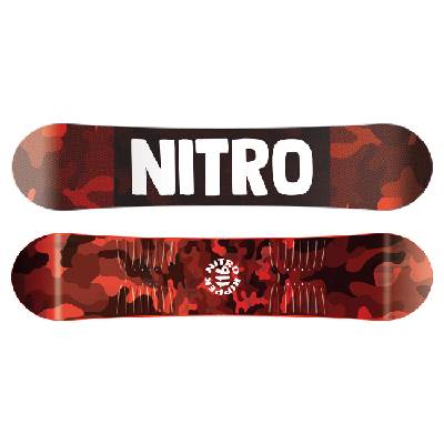 Snowboard Nitro Ripper Kids Red Délka: 116 cm
