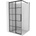 Mexen Rox душова стена Walk-in лява 100 x 200 см, черна решетка 8 мм, черна (8C2-100-003-70-77-L)