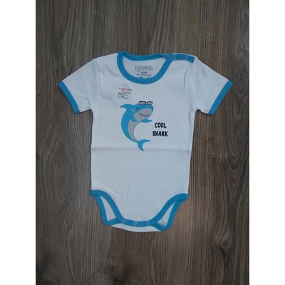 mymosa Боди с къс ръкав Акула, 62/68, 74/80, 86/92