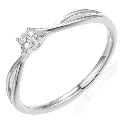 Gems prsten Seravia bílé zlato s briliantem 585 38 1 2560.1B00.0.51.HSI1.000