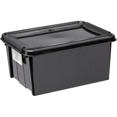 Plast Team Box uzatvárateľný Storage 14 l čierny 29x18,5x39cm