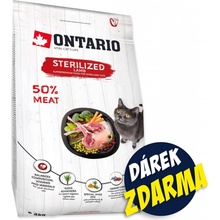 Ontario Cat Sterilised Lamb 2 kg