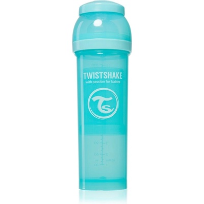 Twistshake Anti-Colic TwistFlow бебешко шише Blue 4 m+ 330ml