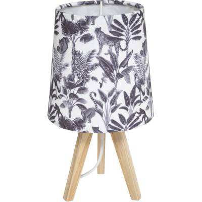 Atmosphera - Настолна лампа JUNGLE 1xE14/25W/230V от борова дървесина (P7147)