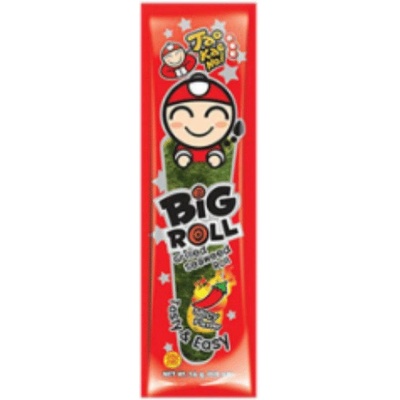 Tao Kae Noi Big Roll Seaweed Hot Spicy 3g pálivá mořská řasa