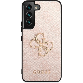 GUESS Гръб Guess PU 4G Metal Logo Case за Samsung Galaxy S23 Plus - Розов (3666339114947)