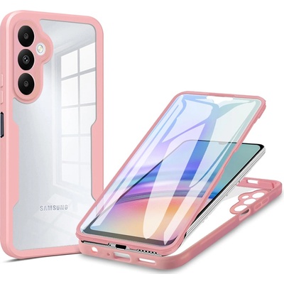 Techsuit Калъф за Samsung Galaxy A05s + Протектор - ColorVerse 360 Series - Розов