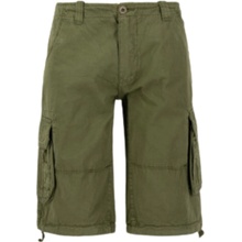 Alpha Industries pánske cargo šortky Jet short Dark Olive zelená