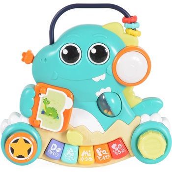 Image 1 of Hola Toys Музикална играчка 2 в 1 Hola Toys - Динозавър пиано (111204)