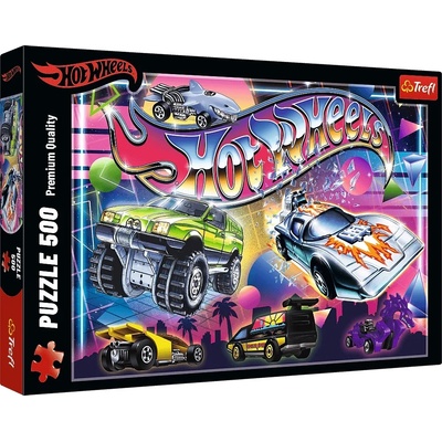 Trefl Пъзел Trefl от 500 части - Hot Wheels: 80-те години (37538)