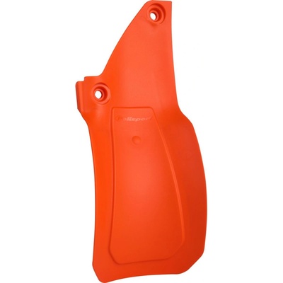 POLISPORT kryt zadního tlumiče KTM SX/SX-F 07-15 EXC/EXC-F 08-16, HUSVQARNA TC/FC 14-15, FE 14-16, barva oranžová