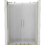 Mexen Velar L Duo плъзгащи душ врати 160 см, мат, златисти - 871-160-003-32-50 (871-160-003-32-50)