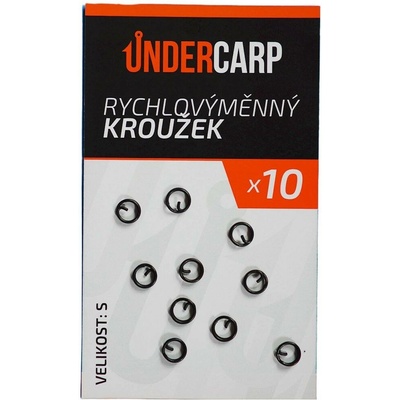 UnderCarp Rýchlovýmenný krúžok S 10 ks