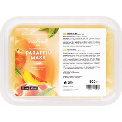 Isabellenails kozmetický parafín broskyňa 500 ml