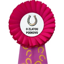 Kokarda jednořadá PODKOVA průměr 8 cm