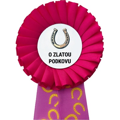 Kokarda jednořadá PODKOVA průměr 8 cm – Zbozi.Blesk.cz