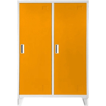 Carmen Метален шкаф Carmen CR-1605-2 JZ - сив / оранжев (3580178_2)