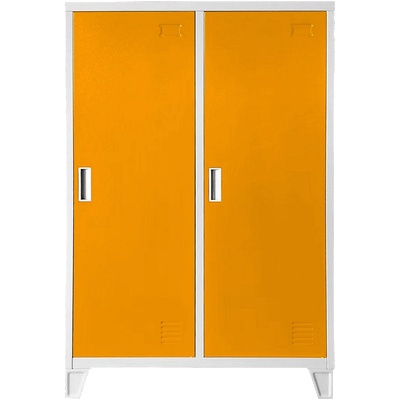 Carmen Метален шкаф Carmen CR-1605-2 JZ - сив / оранжев (3580178_2)