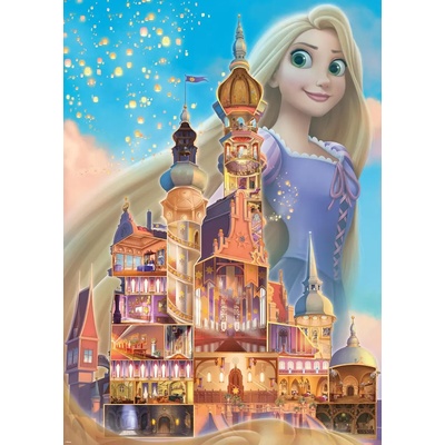 Ravensburger - Puzzle Disney Castle Collection: Rapunzel - 1 000 piese