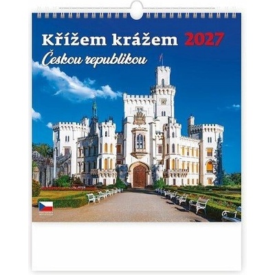 nástěnný Křížem krážem Českou republikou 30cm x 30cm, N173-27 2027