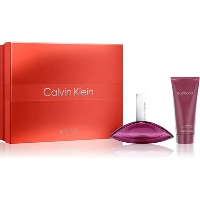 Calvin Klein Euphoria Sada edp 100 ml tělový balzám 100 ml – Hledejceny.cz