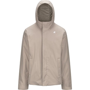 K-Way Мъжко зимно яке K-Way Jacko Twill Marmotta Winter jacket - Beige Cashmere / Green Blackish - размер XXL (004-7028-0115)