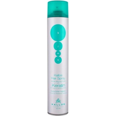 Kallos Cosmetics Keratin лак за коса с екстра силна фиксация и кератин 750 ml за жени