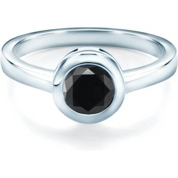 Image 1 of SAVICKI Годежен пръстен savicki: бяло злато, черен диамант