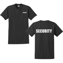 M-Tramp Security tričko s potlačou čierne
