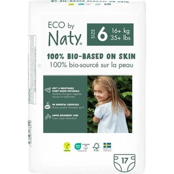 Naty NATURE BABYCARE 6 JUNIOR 16+ kg 17 ks