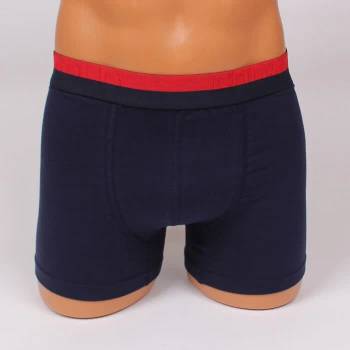 Image 1 of Тъмносин мъжки боксер с червена лента