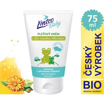 Linteo Baby Bio s nechtíkom lekárskym pleťový krém 75 ml