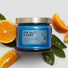 PartyLite sea salt and Sage 375 g