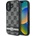 DKNY Калъф DKNY Checkered Pattern & Printed Stripes за iPhone 16 - черен (3666339334109)