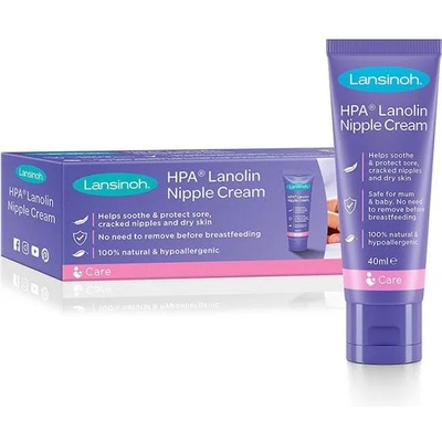 Lansinoh Крем за зърна Lansinoh - HPA Lanolin, 40 ml (L-1001)