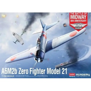 Academy Японски палубен изтребител A6M2b Zero FIGHTER MOD. 21 BATTLE" м. 1/48 (12352)