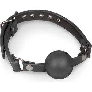 Easytoys Ball Gag with Large Silicone Ball Black